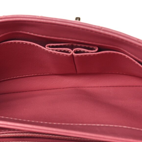 Chanel Lambskin Chevron Quilted Medium Trendy CC Flap Top Handel Shoulder Bag - Picture 7 of 13